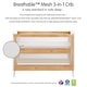preview thumbnail 16 of 40, BreathableBaby Breathable Mesh 3-in-1 Convertible Crib, Greenguard Gold Certified