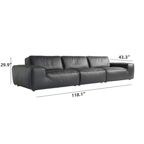 Modern Avenue Sofa Leather Couch