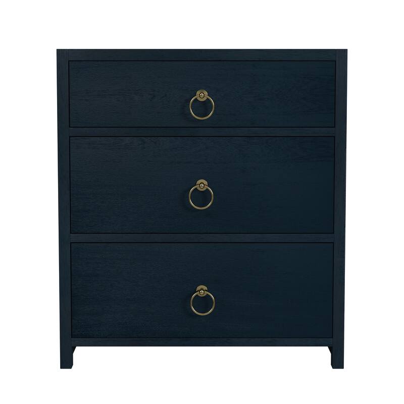 Lark 3-Drawer Nightstand