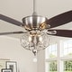 preview thumbnail 48 of 51, Sofucor 52" Ceiling Fan with Light Remote, Classical Crystal Chandelier fan, 5 Reversible Blades & Reverse Airflow