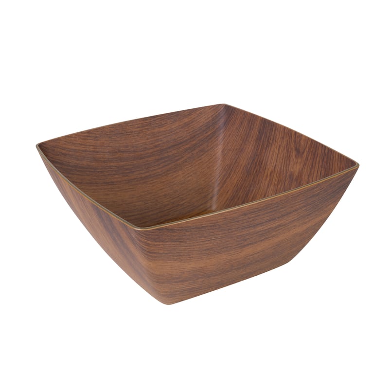 Luxe Party Mahogany Collection Square Serving Bowl