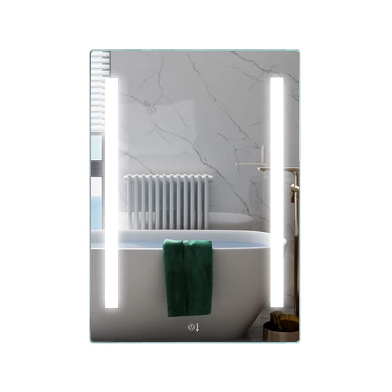 ExBrite 20" x 28" LED Lighted Bathroom Mirror - 20" x 28" - 20" x 28"