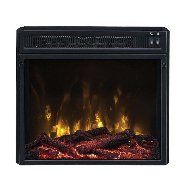 Cottonwood Fireplace TV Stand for TVs up to 55", Ashland Pine - 47.5 inches in width