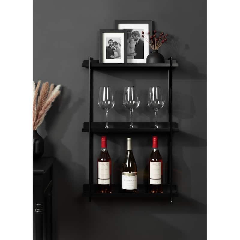 Kate and Laurel Dominic Tiered Wall Shelf
