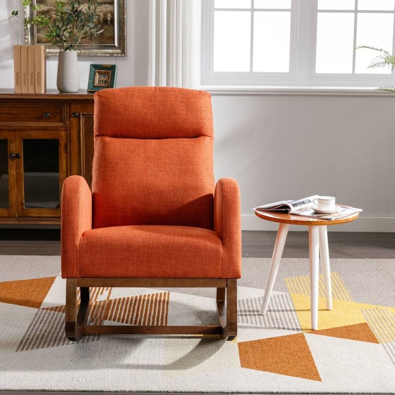 Living Room Comfortable Rocking Chair Living Room Chair - 39.70'' H x 27.16'' W x 37'' D
