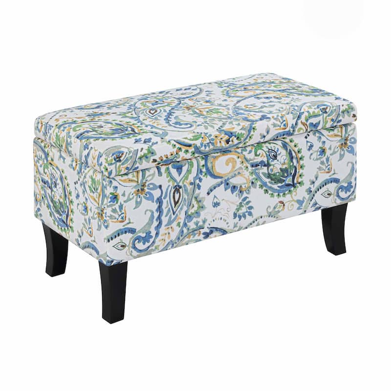 Upholstered Storage Ottoman with Hidden Storage Space for Compact Living, Seating, and Stylish Room Organization