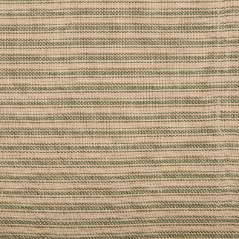 Prairie Winds Green Ticking Stripe Pillow Case Set