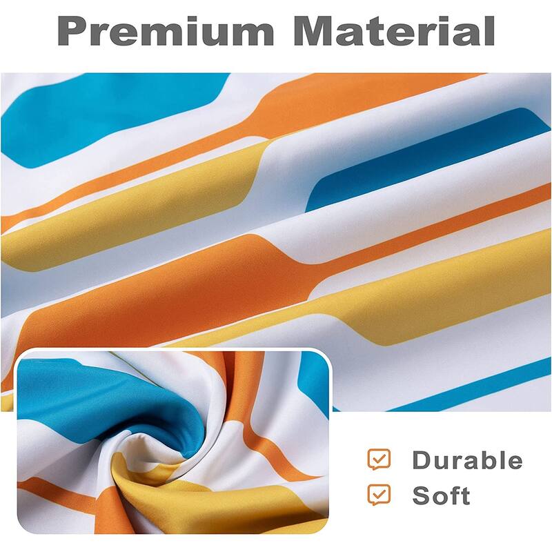 DriftAway Riley Geo Lined Window Curtain Valance