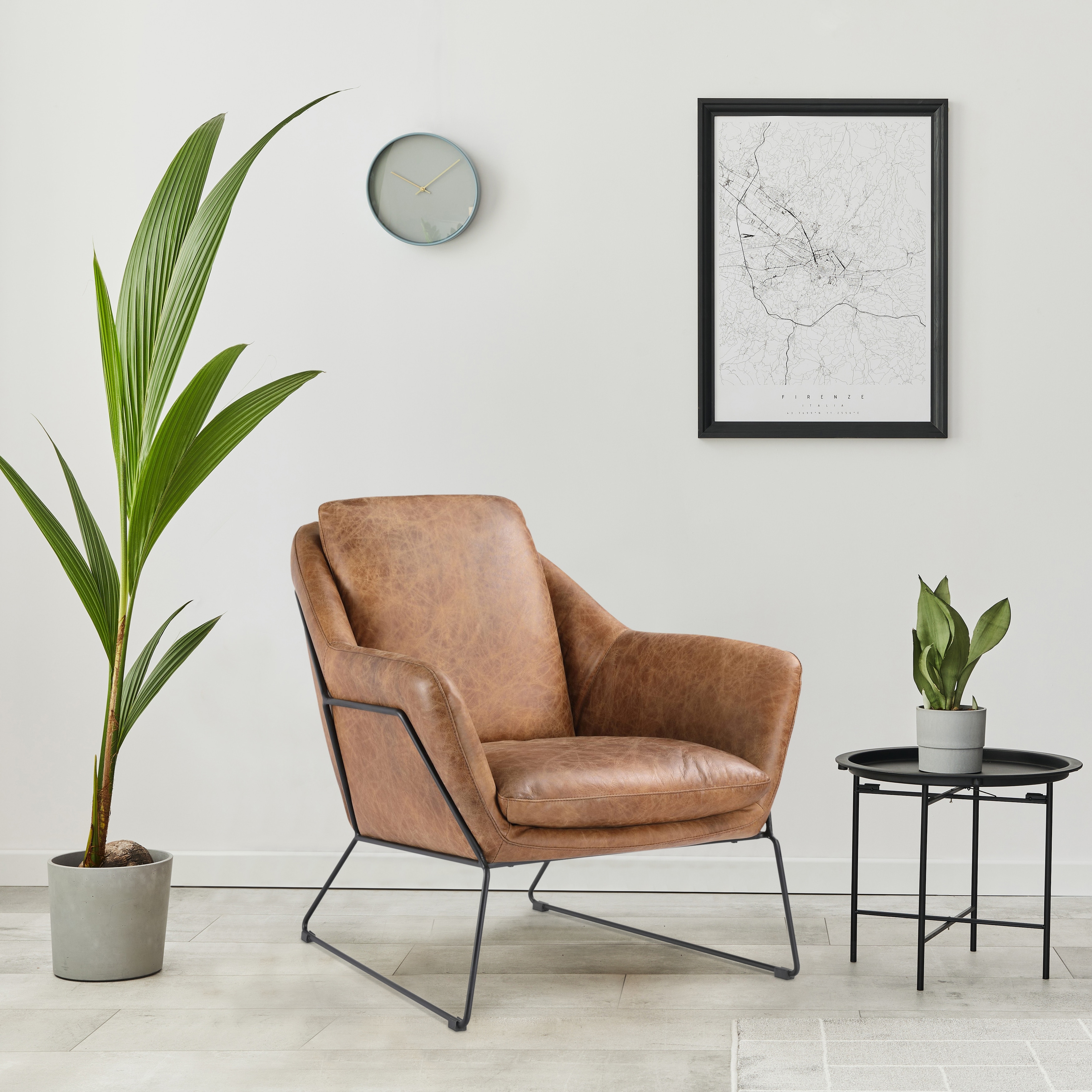 Industrial shop club chair