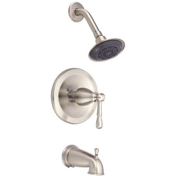 Danze D510015T Pressure Balanced Tub and Shower Trim Package with Single Function Shower Head From the Eastham Collection (Less