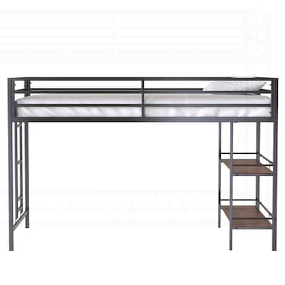 Sturdy Junior Twin Loft Bed with Multi-Functional Features for Kids' Bedroom