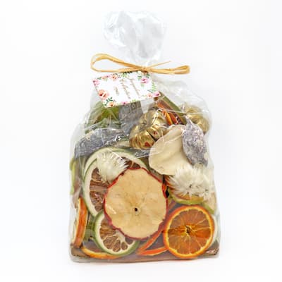 6" 250 Gram Mixed Potpourri- Sliced Red and Green Apples - 6 in