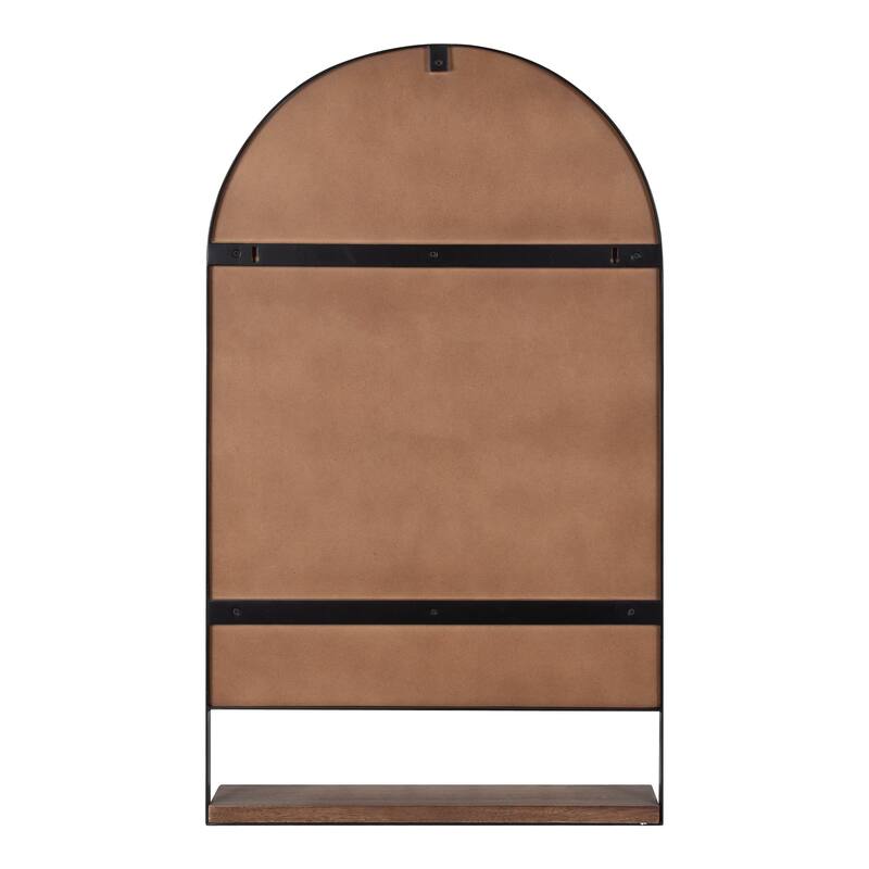 Kate and Laurel Chadwin Wall Mirror with Shelf