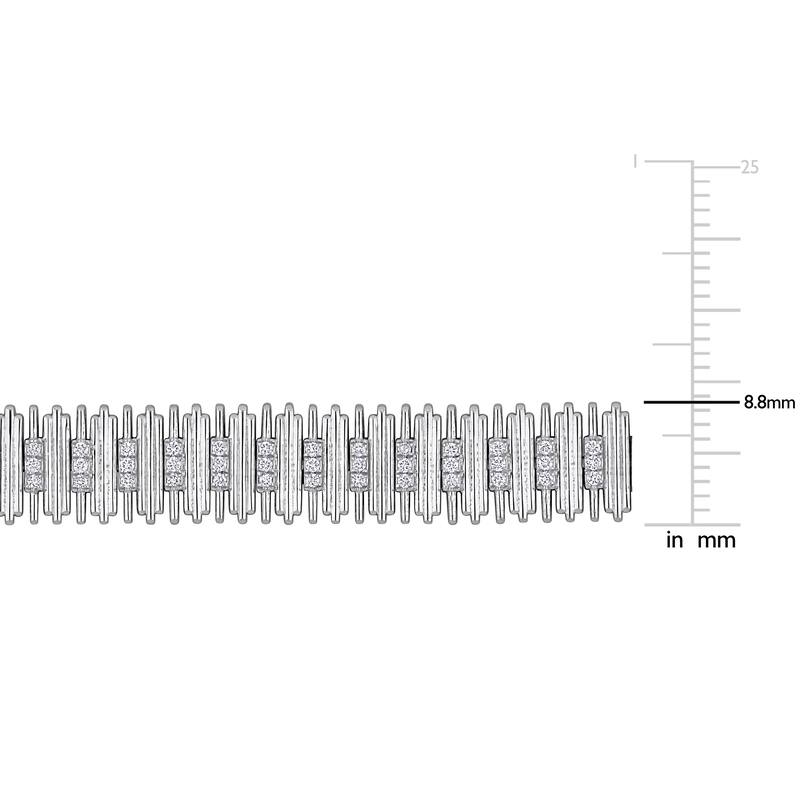 Miadora 4/5ct TDW Diamond Tennis Bracelet in 14k White Gold - 7 in