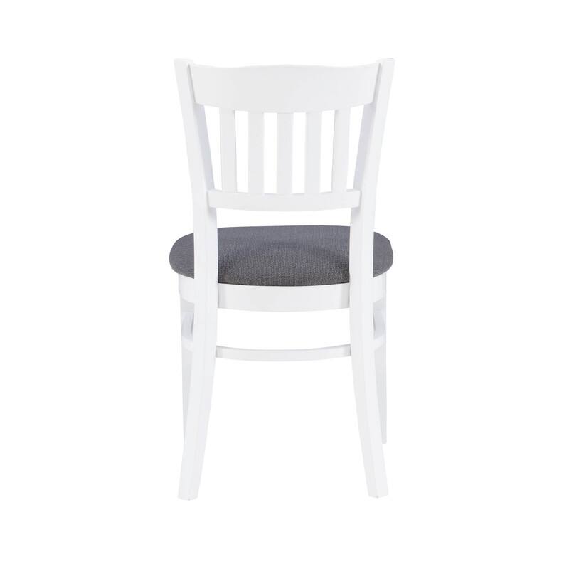 Linon Raubrook White Chair (Set of 2)