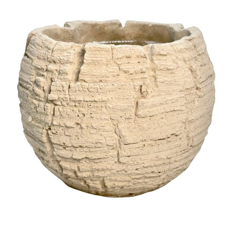 5 inch Ceramic Flower Planter Pot - Beige