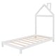 preview thumbnail 17 of 70, Modern Kids Bed Wooden Platform Bed Frame with House-shaped Headboard