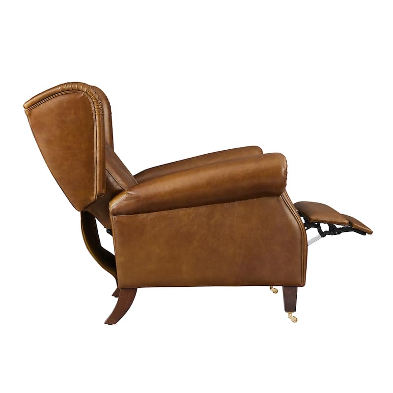 Art Leon Genuine Leather Recliner Lounge Chair