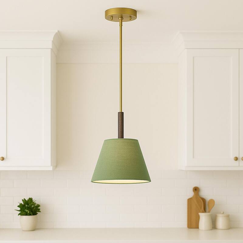 Acroma 1 - Light Kitchen Island Pendants with Fabric Shade