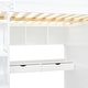 preview thumbnail 20 of 38, Full Size Solid Wood Loft Bed with Desk, Wardrobes, 4 Drawers and 4 Shelves for Kids, Bedroom