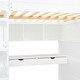 preview thumbnail 20 of 38, Full Size Solid Wood Loft Bed with Desk, Wardrobes & Drawers