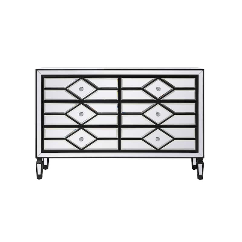 6 Drawer 48" Double Dresser