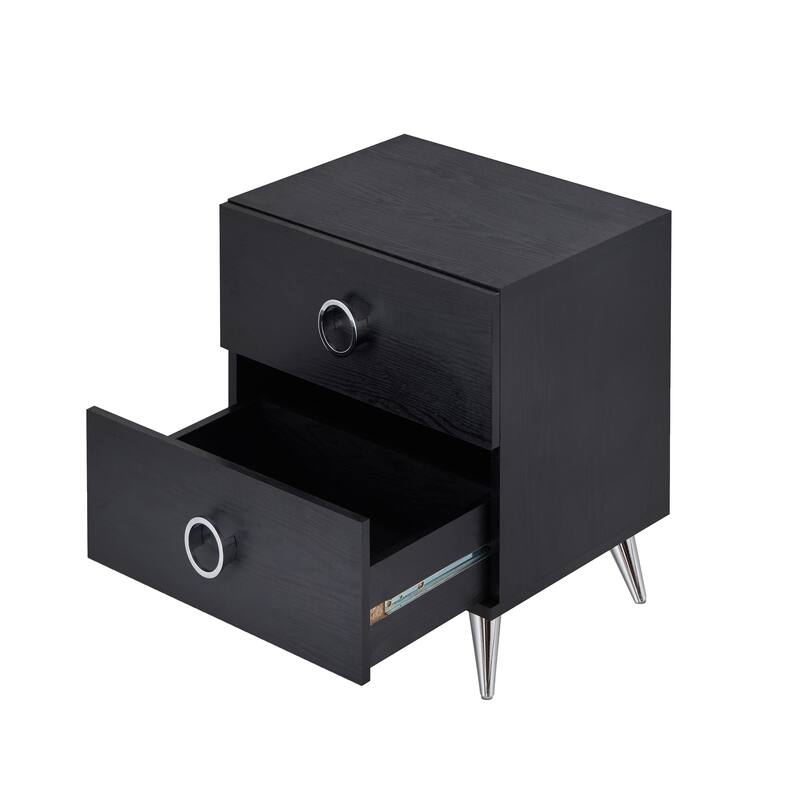 Porter 2-Drawer Rectangular Accent Table