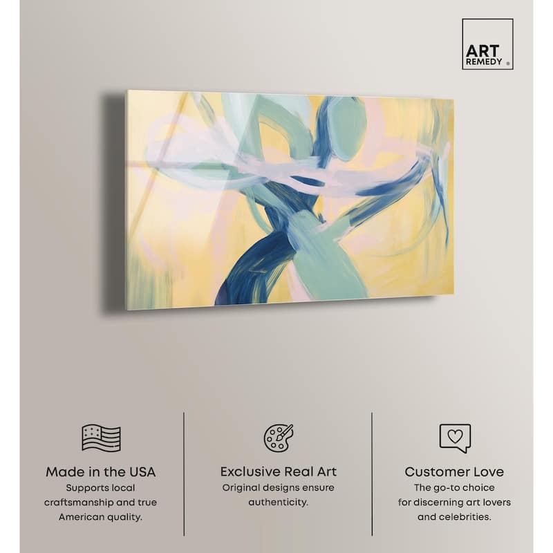 Entangled Embrace II Acrylic by Art Remedy, Ready to Hang