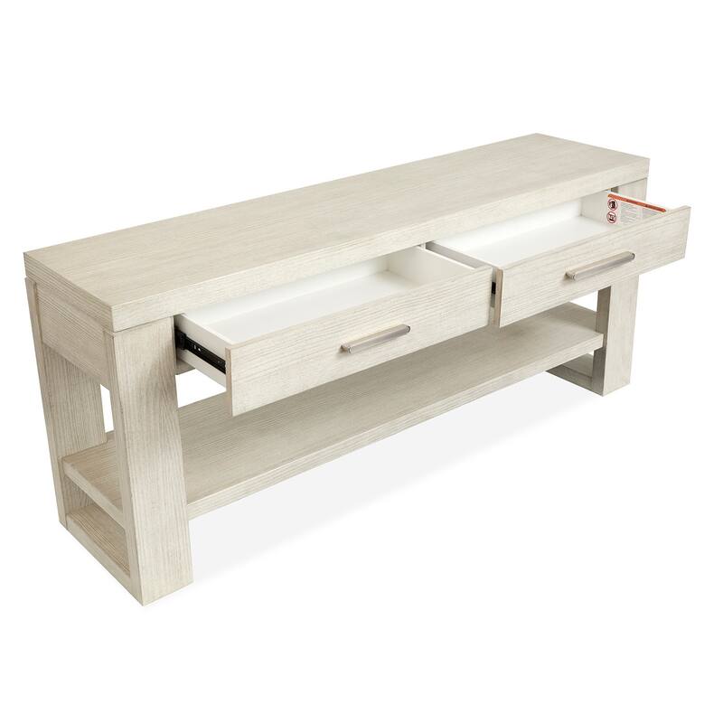 Magnussen Home Refton Balboa Mist Rectangular Sofa Table - 64''W x 16''D x 27''H
