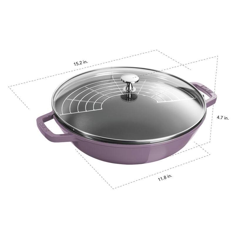 STAUB Cast Iron 4.5-qt Perfect Pan