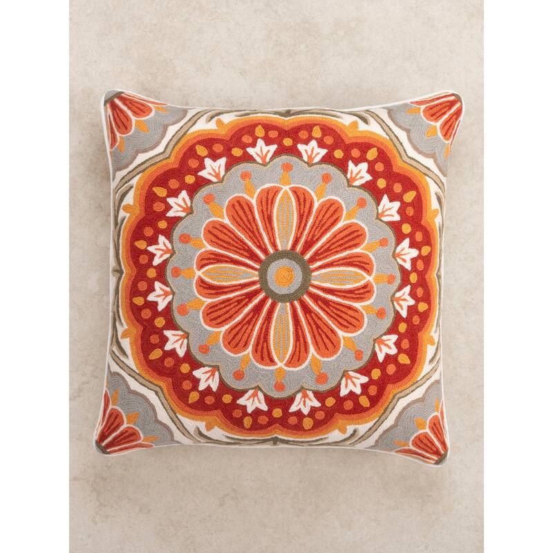 Holi Throw Pillow Cover, 20"x20"