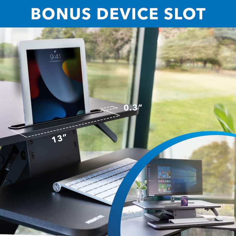 Mount-It! Compact Standing Desk Converter Ergonomic
