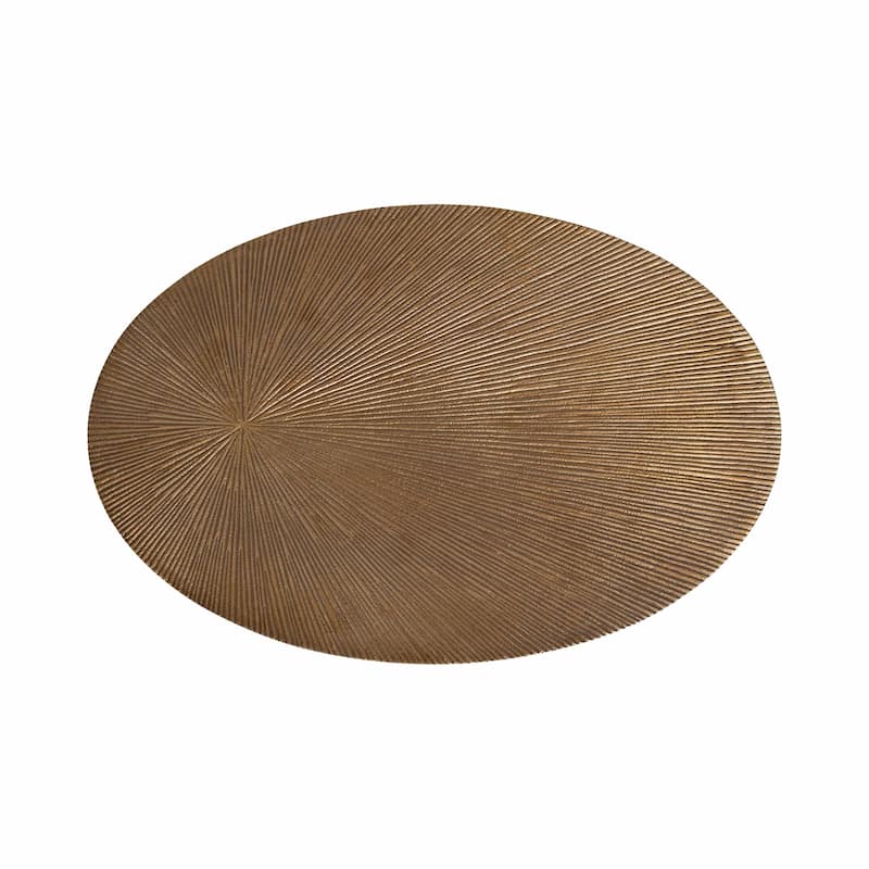 Kate and Laurel Engles Adjustable Oval Metal Table