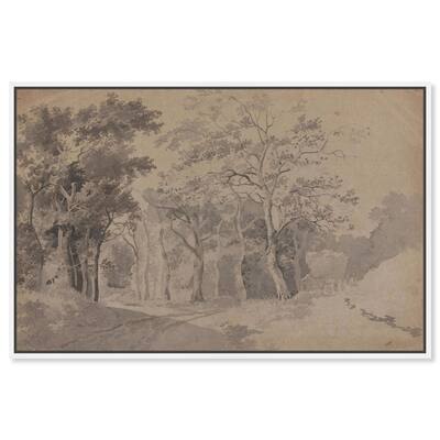 Grove with Road and Haycart Canvas by Art Remedy