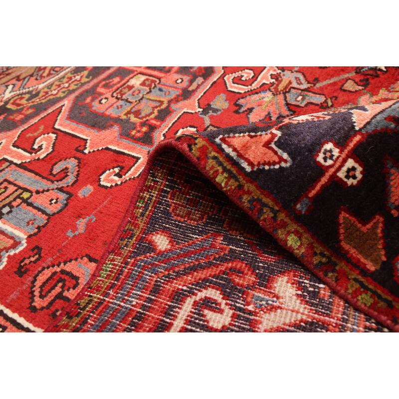 ECARPETGALLERY Hand-knotted Sarabi Red Wool Rug - 8'1 x 11'0