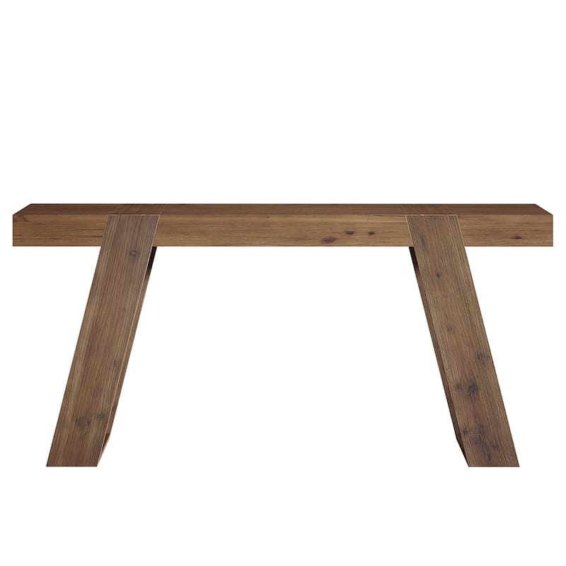 Solid Wood Console Table, Sofa Table Behind Couch, Hallway Entrance Foyer Living Room Accent Entryway Table