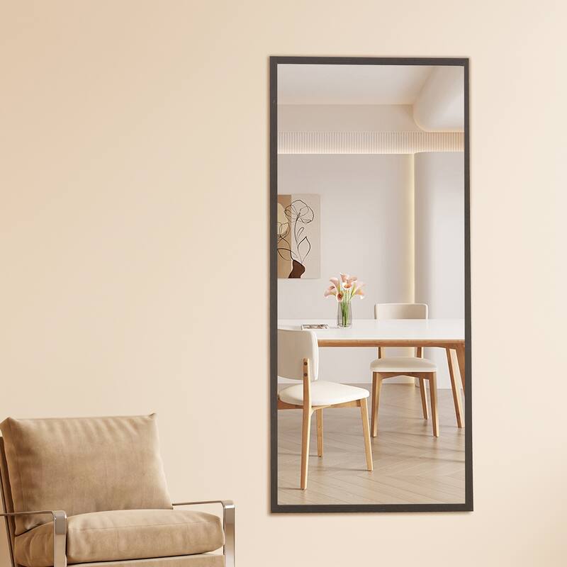 Modern, minimalist, full length mirrors, bathroom vanity mirrors, bedroom porches, clothing stores. - Gray