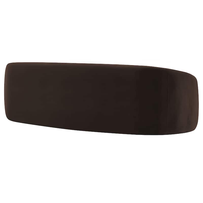 Contessa Curved Performance Velvet Sofa