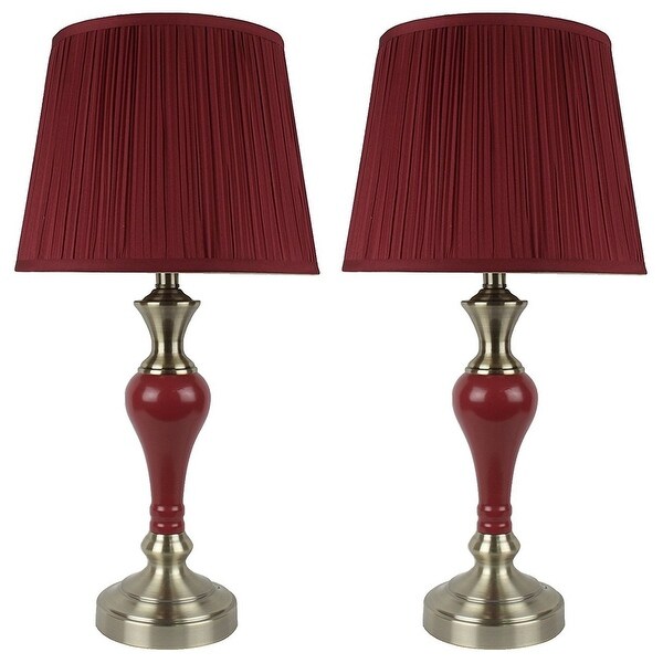 tall black table lamps
