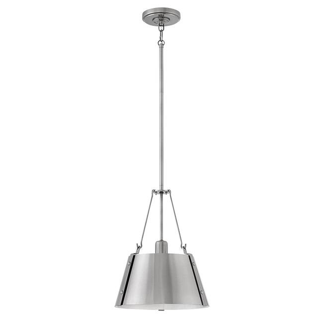 Hinkley Lighting Cartwright Single Light 11-1/2" Wide Pendant - Polished Antique Nickel