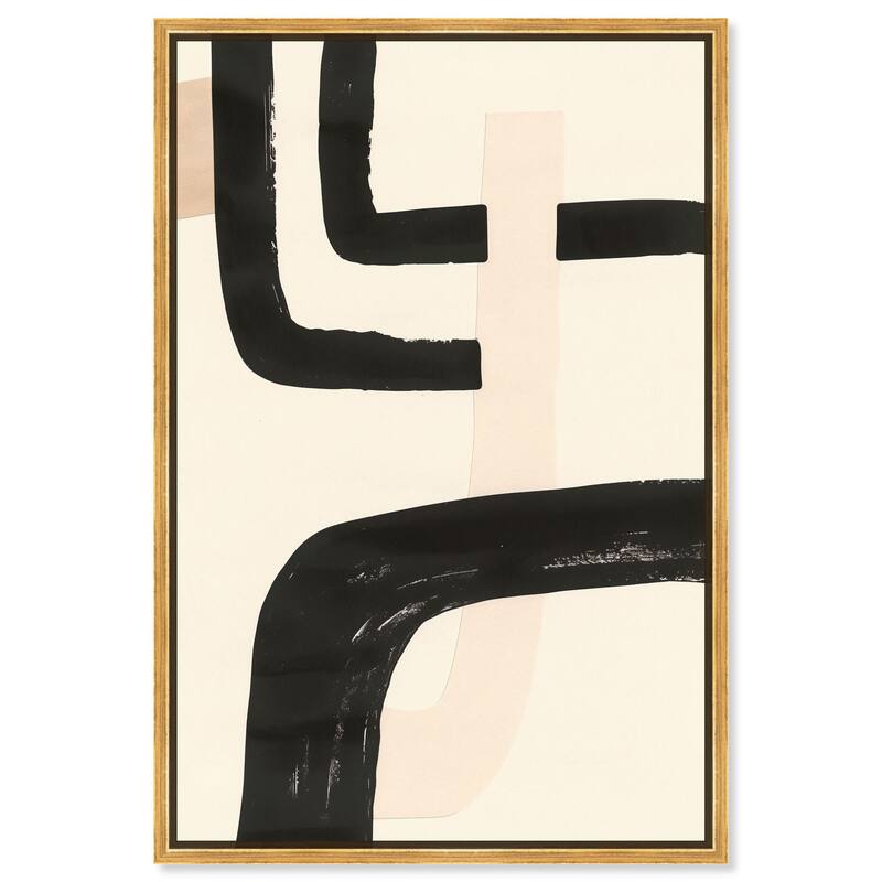 Contempogeo II Canvas by Art Remedy - Gold - 30" x 45"