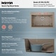preview thumbnail 56 of 59, Karran QT-812 Top Mount 33 in. Large Single Bowl Quartz Kitchen Sink Kit