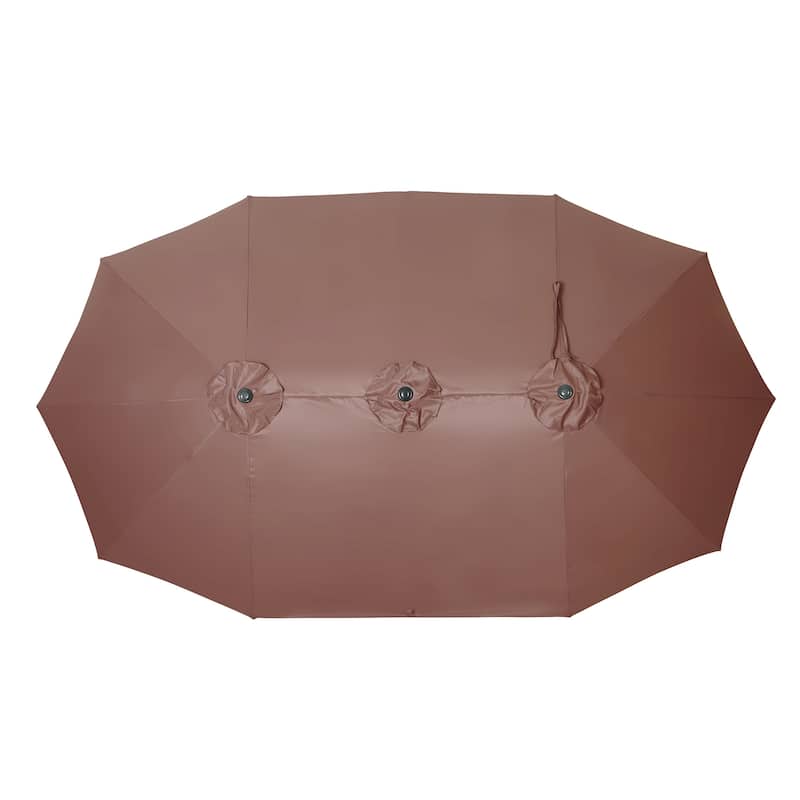Ainfox 15Ft Patio Umbrella with Crank Without Base