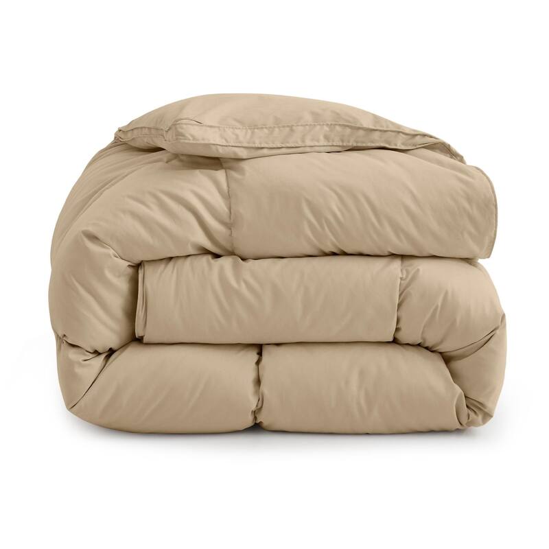 All Season Medium to Extra Warmth White Feather Down Comforter Duvet Insert