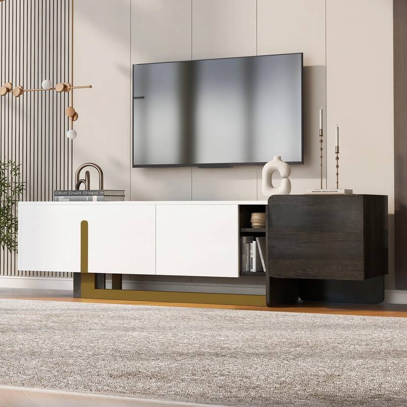 66.7'' Light Luxury TV Stand for TVs Up to 70 Inches