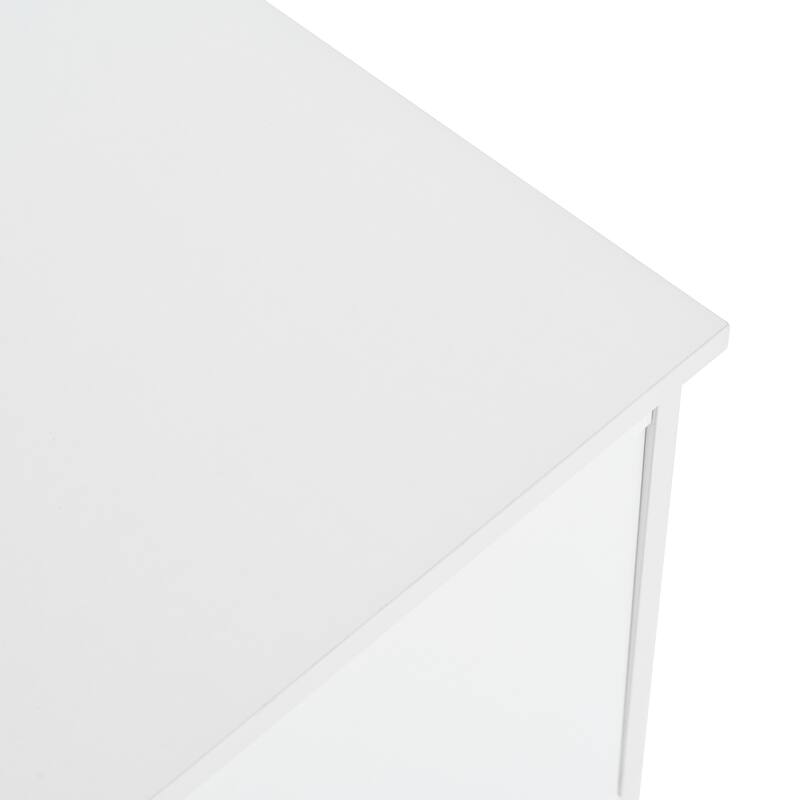 Stylish Media Console with Gold Accents & Fluted Glass Doors - Fits TVs Up to 78" for Living Room