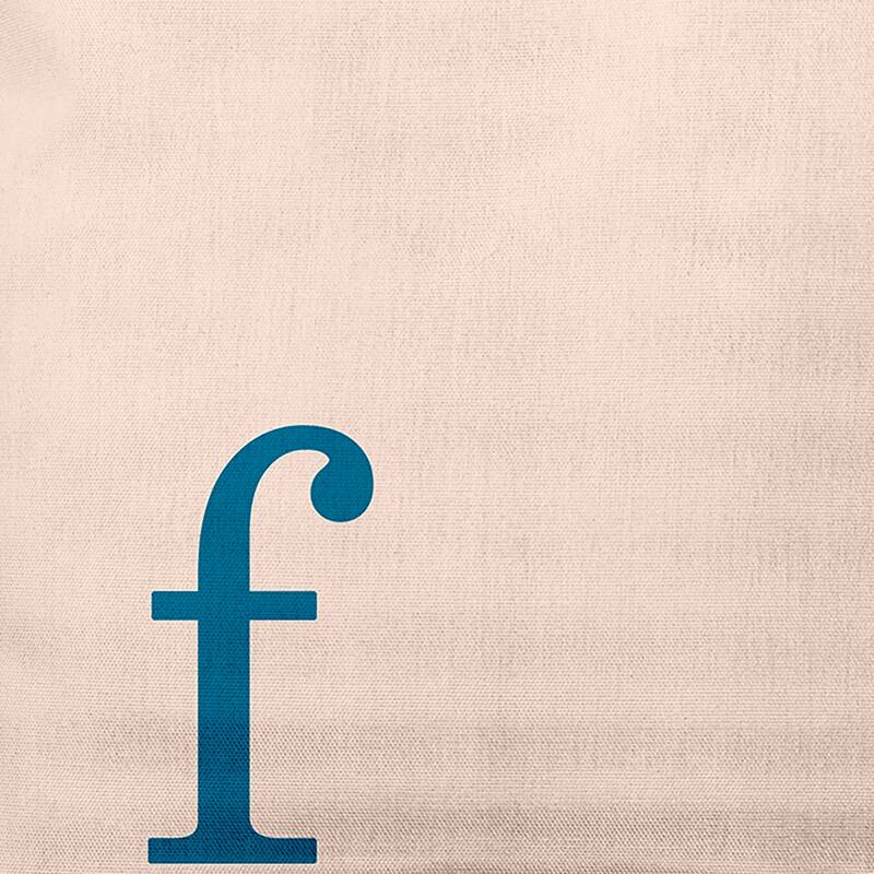 Modern Monogram Indoor/Outdoor Throw Pillow-F