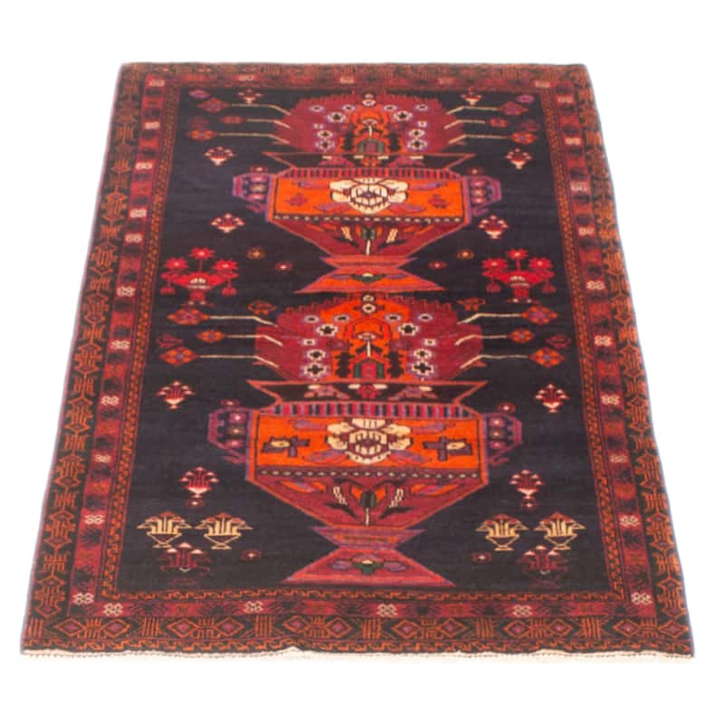 Teimani Navy Rug 2'11" x 5'3" - 2'11 x 5'3