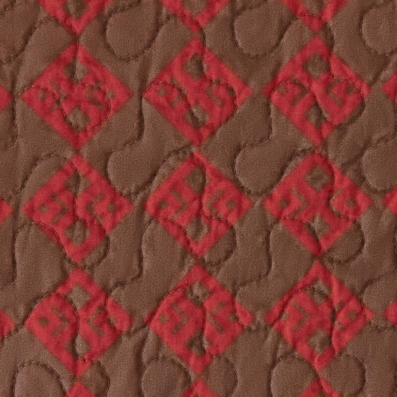 Paseo Road Rushmore Diamond Geometric 3 Piece Reversible Quilt Set
