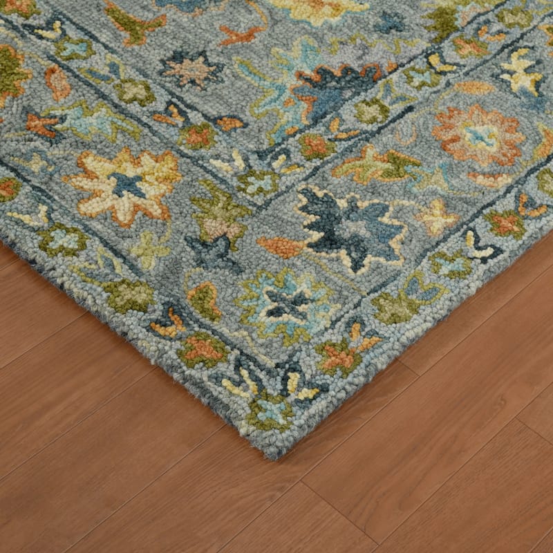Empress Gray Traditional Hand-Hooked Area Rug 2' x 3'